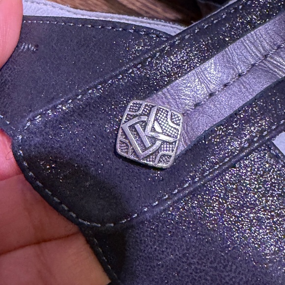 Women's black and silver Dorking low heel shoes size 40 - Picture 4 of 8